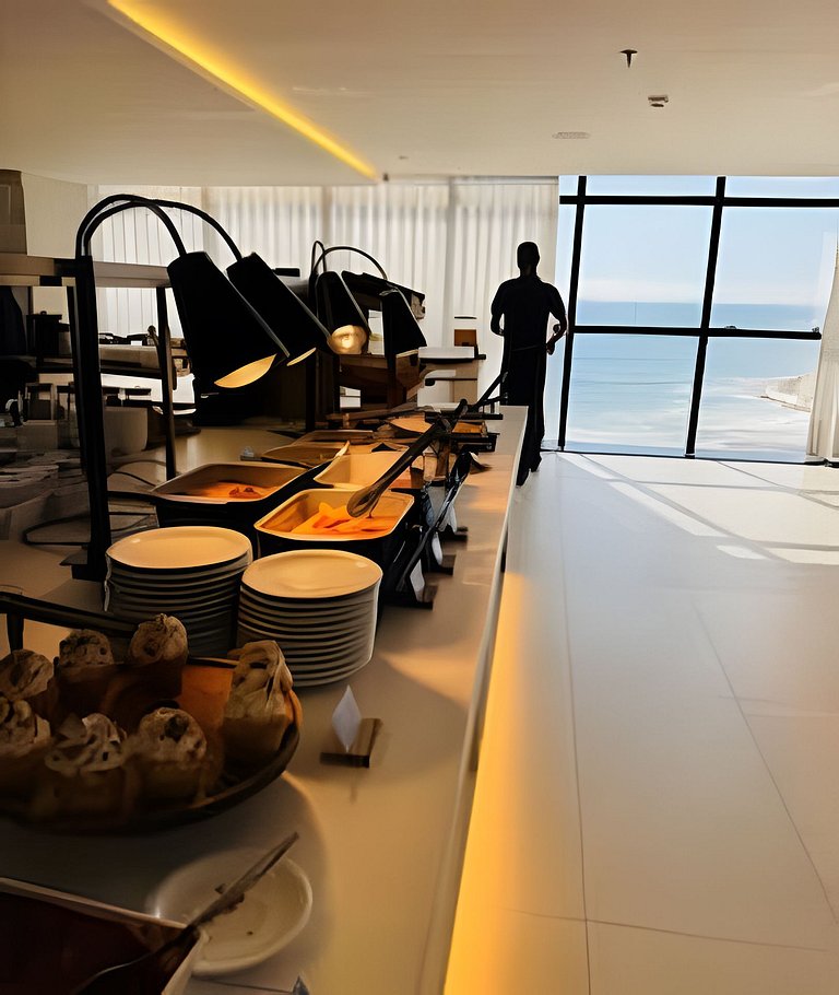 Suíte Pé na Areia Vista Mar