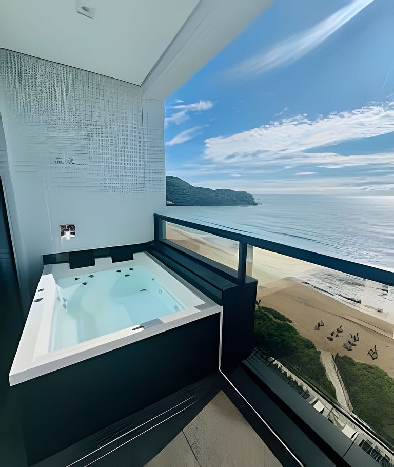 Exclusividade Frente Mar com Hidro e Café da Manhã