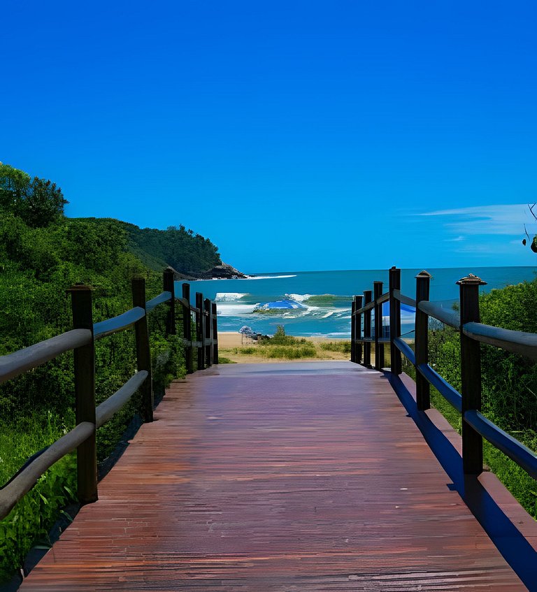 Exclusividade Frente Mar com Hidro e Café da Manhã