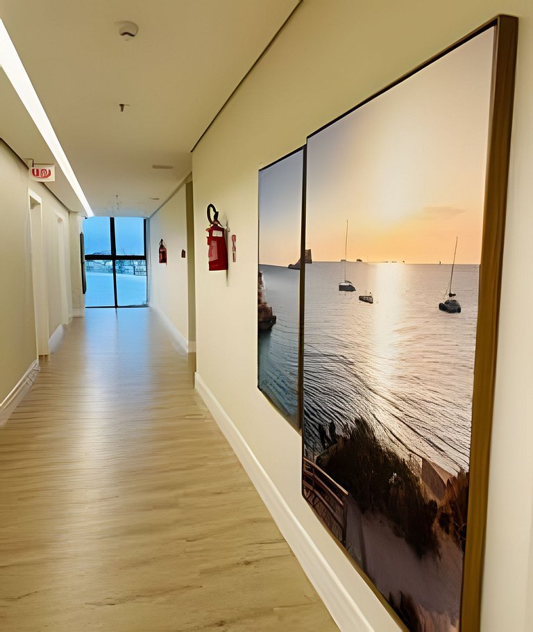 Exclusividade Frente Mar com Hidro e Café da Manhã