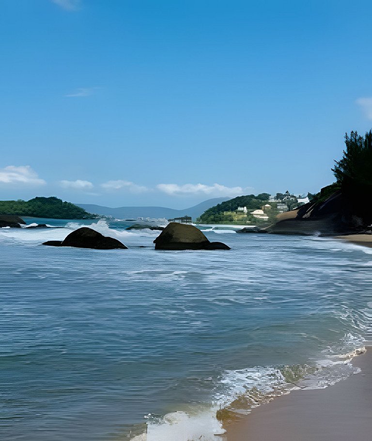 Exclusividade Frente Mar com Hidro e Café da Manhã