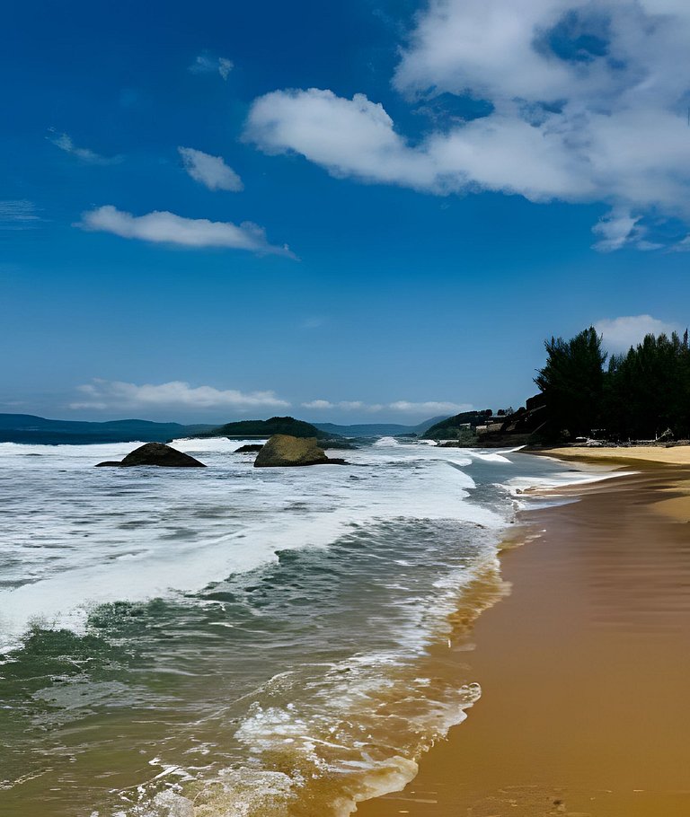 Exclusividade Frente Mar com Hidro e Café da Manhã