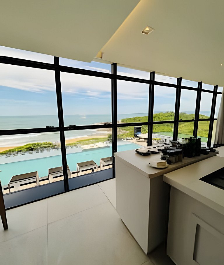 Exclusividade Frente Mar com Hidro e Café da Manhã