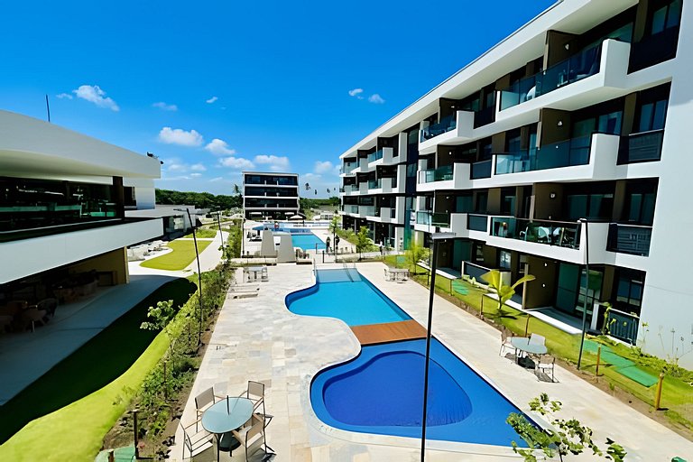 Flat Luxo com Vista Mar em Muro Alto/PE